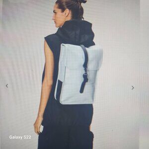 Rains Waterproof Mini Backpack in Sky Blue NWT